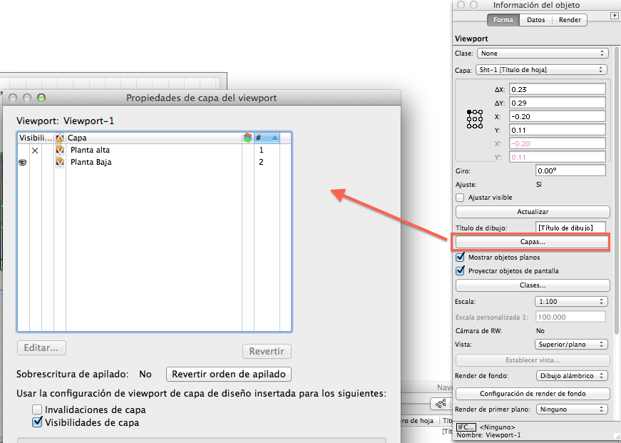 Paleta de Información de Objetos
