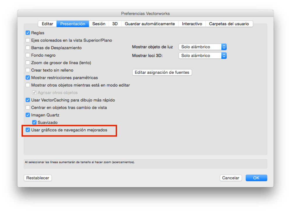 Acelerando Vectorworks 4